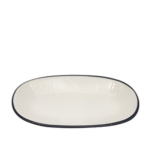 Zest Porcelain Klasik Kayık 24 Cmx14 Cm-Riva Siyah - ZEST PORCELAIN