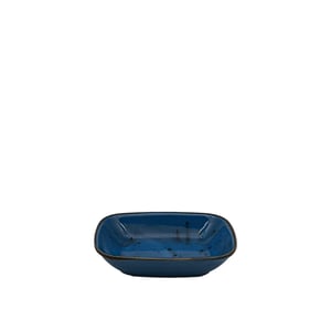 Tulu Porselen Kare Kayık 14 cm R-93 Mavi KL14KRR93 - TULU PORSELEN