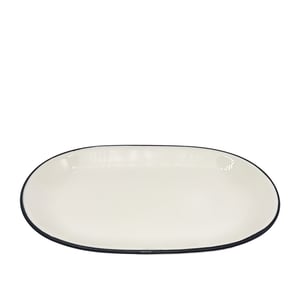 Zest Porcelain Klasik Kayık 32Cmx20Cm -Riva Siyah - ZEST PORCELAIN