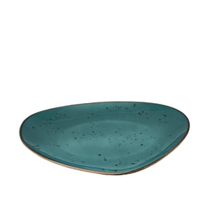 Tulu Porselen Kayık Sunum Tabak 35cm-Reactıve 72 Turkuaz TK35KYR72 - TULU PORSELEN