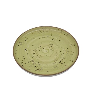 Tulu Porselen Step 27 cm Düz Tabak Reactıve 77 Yeşil STP27TBR77 - TULU PORSELEN