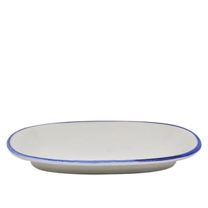 Zest Porcelain Klasik Kayık 29 Cm-Riva Mavi - ZEST PORCELAIN
