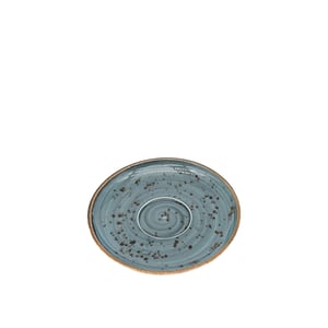 Tulu Porselen Luna Çay Fincanı Tabağı-Reactıve 96 Mavi LN01CTR96 - TULU PORSELEN