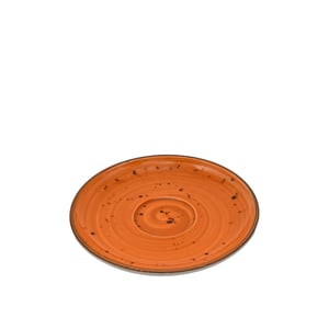 Tulu Porselen Luna Çay Fincan Tabağı-Reactive 44 Turuncu LN01CTR44 - TULU PORSELEN