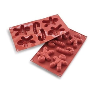 Silikomart Sf106 Gıngerbread Man Silikon Kalıp 94,5 X 78 H:21 mm 16.106.00.0000 - SİLİKOMART