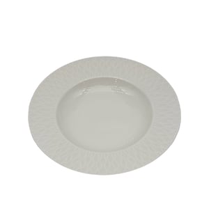 Tulu Porselen Nil Çukur Tabak 21 cm Krem NIL21CK00 - TULU PORSELEN