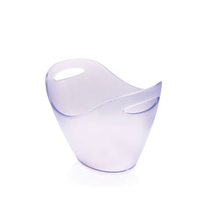 Polistiren Şampanya Kovası Buzlu Ps 35 X 26 Cm Ps Şeffaf Bk.600F - RUBİKAP