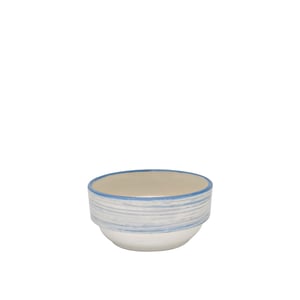 Tulu Porselen Joker Kase 10 cm Yanaklı Fırça 93 Mavi KL10JKYF93 - TULU PORSELEN