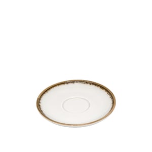 Tulu Porselen Luna Çay Fincan Tabağı-Chocolate LN01CTCT47 - TULU PORSELEN