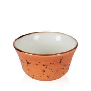 Tulu Porselen Asena Kase 10 cm-Reactıve 44 Turuncu - TULU PORSELEN