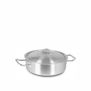 Kapp Silindirik Orta Sığ Kapaklı Tencere 32X15Cm - KAPP