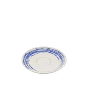 Tulu Porselen Luna Çay Fincan Tabağı-Cresent Mavi LN01CTDB1580 - TULU PORSELEN