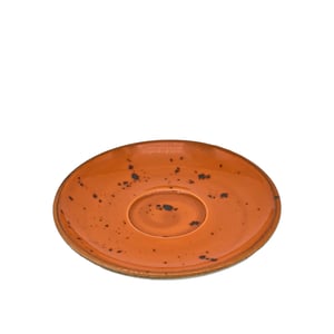 Tulu Porselen Luna Kahve Fincan Tabağı –Reactive 44 Turuncu LN01KTR44 - TULU PORSELEN