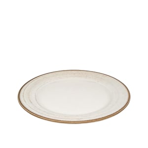 Tulu Porselen Anka Düz Tabak 25 Cm Yanak Fırça 48 Kahve - TULU PORSELEN