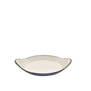 Zest Porcelain Oval Sahan Sunum 34 X 19Cm -Paris Mavi - ZEST PORCELAIN