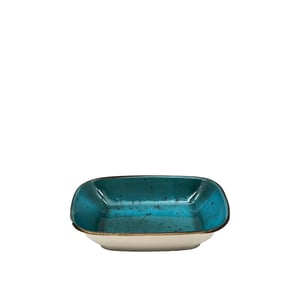 Tulu Porselen Klasik Kare Kayık 17 cm Reactive 72 Turkuaz KL17KRR72 - TULU PORSELEN
