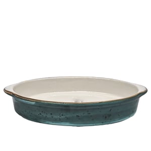Zest Porcelain Fırın Kabı Oval 20X28Cm-Paris Turkuaz - ZEST PORCELAIN
