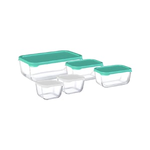 95455 Paşabahçe Snowbox 5 Parça Saklama Kabı Set - PAŞABAHÇE