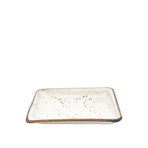 Zest Porcelain Plaza Kare Tabak 15X15 Cm-Paris Krem - ZEST PORCELAIN