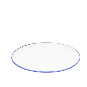 Zest Porcelain Plaza Oval Tabak 36X28Cm-Riva Mavi - ZEST PORCELAIN