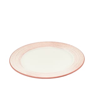 Tulu Porselen Anka Düz Tabak 27 cm Yanak Fırça 36 Kırmızı ANK27DUYF36 - TULU PORSELEN