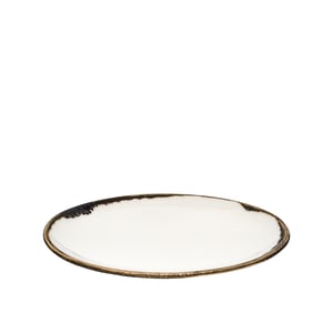 Tulu Porselen Plaza Oval Tabak 25X19cm Chocolate PLZ25X19OVCT47 - TULU PORSELEN