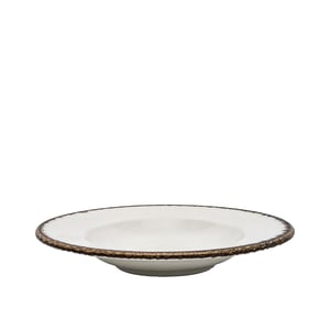 Tulu Porselen Anka Çukur Tabak 21 cm Chocolate ANK21CKCT47 - TULU PORSELEN