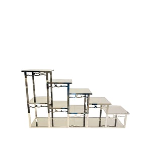 0711 Paslanmaz Modüler Büfe Stand 5 Prç 16.5x79 cm - KLT