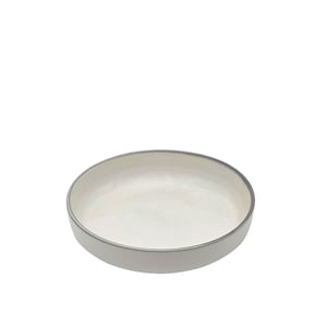 Tulu Porselen Step Çukur Tabak 20 cm – File 67 Gri STP20CKF67 - TULU PORSELEN