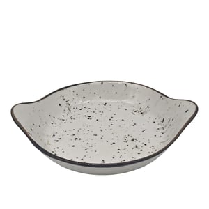 Tulu Porselen Yuvarlak Sahan Sunum 22 cm - Reactıve 46 Krem - TULU PORSELEN