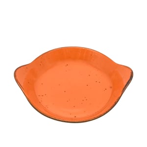 Zest Porcelain Yuvarlak Sahan Sunum 22Cm -Paris Turuncu - ZEST PORCELAIN