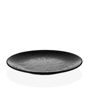 Külsan Thermoset Tilda Black 40 cm Düz Tabak 11940.BL - KÜLSAN