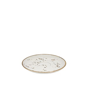 Tulu Porselen Flat Kahve Fincan Tabağı - Reactıve 46 Krem FLT01KTR46 - TULU PORSELEN