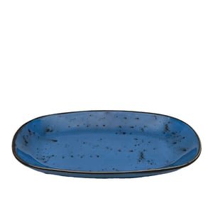 Tulu Porselen Klasik Kayık 29cm Reactive 93 Mavi KL29KYR93 - TULU PORSELEN