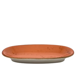 Tulu Porselen Klasik Kayık 29 cm Reactive 44 Turuncu KL29KYR44 - TULU PORSELEN