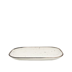 Zest Porcelain Tk Dikdörtgen Tabak 25X17 Cm-Paris Krem - ZEST PORCELAIN