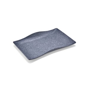 Atlasform Melamin Gri Mat Sunum Tabak 28*19 cm - ATLASFORM