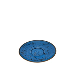 Zest Porcelain Luna Latte Fincan Tabağı-Paris Mavi - ZEST PORCELAIN