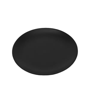 Tulu Porselen Elegance Düz Tabak 21 cm Saten 64 Siyah ELG21DUST64 - TULU PORSELEN