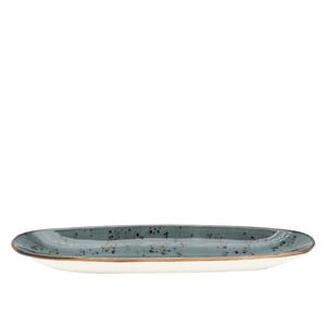 Tulu Porselen Ege Kayık Tabak 32X9,5cm – Reactıve 96 Mavi EGE32OKYR96 - TULU PORSELEN