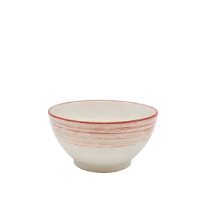 Tulu Porselen Hızlı Kase 14 cm - Yanak Fırça 36 Kırmızı HZ14KSYF36 - TULU PORSELEN