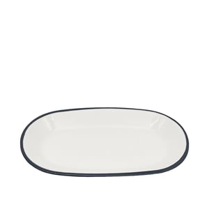 Tulu Porselen Klasik Kayık 29X17cm File 64 Siyah KL29KYF64 - TULU PORSELEN