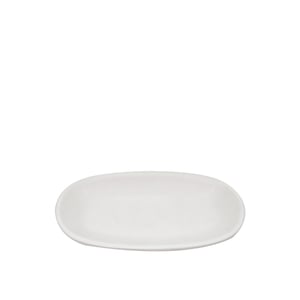 Tulu Porselen Klasik Kayık 19 cm Saten Beyaz KL19KYST01 - TULU PORSELEN