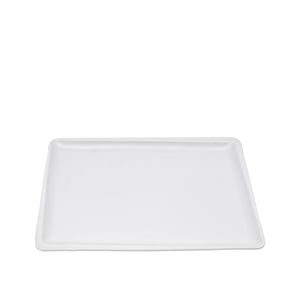 Tulu Porselen Plaza 35X25 Kayık Tabak Saten 01 Beyaz PLZ35X25TBST01 - TULU PORSELEN