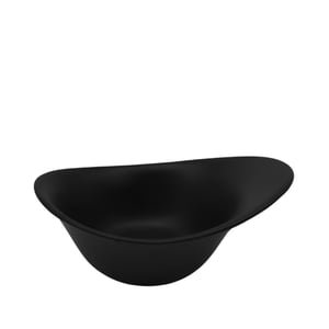 Tulu Porselen Stil Kase 25 cm Saten 64 Siyah - TULU PORSELEN