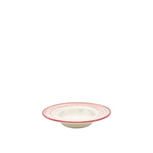 Tulu Porselen Asena Çay Tabağı 11 cm-Yanak Fırça 36 Kırmızı - TULU PORSELEN