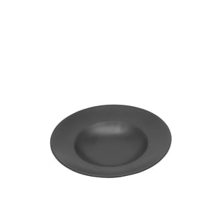 Tulu Porselen Makarna Tabağı 27cm - Saten 64 Siyah SNM27MTST64 - TULU PORSELEN