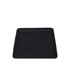 Tulu Porselen Plaza Kare Tabak 22X22cm - Saten 64 Siyah PLZ22DUST64 - TULU PORSELEN