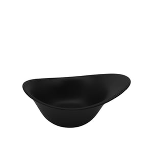 Tulu Porselen Stil Kase 20 cm - Saten 64 Siyah - TULU PORSELEN