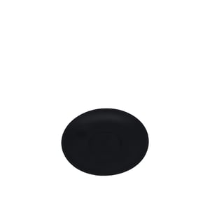 Tulu Porselen Flat Kahve Fincan Tabağı - Saten 64 Siyah FLT01KTST64 - TULU PORSELEN